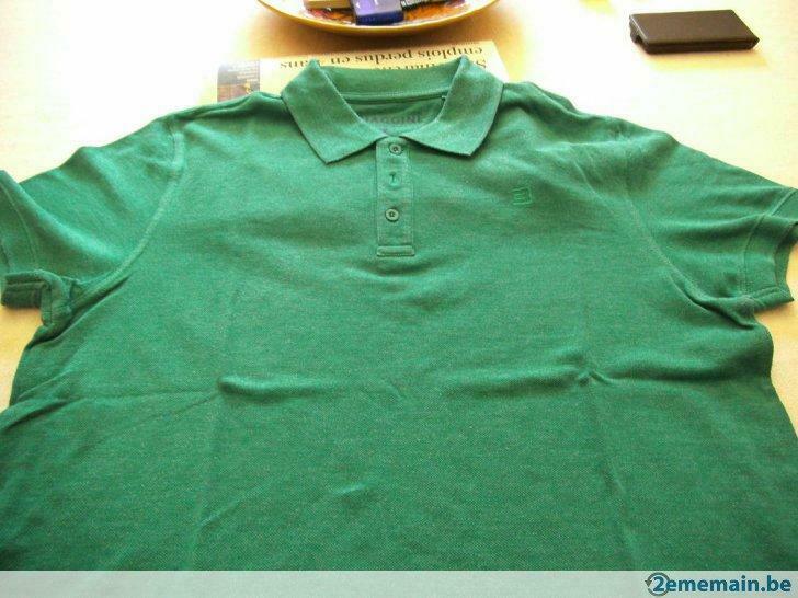 polo homme vert.   biaggini.  taille  l., Verzenden, Gedragen, Maat 52/54 (L), Groen