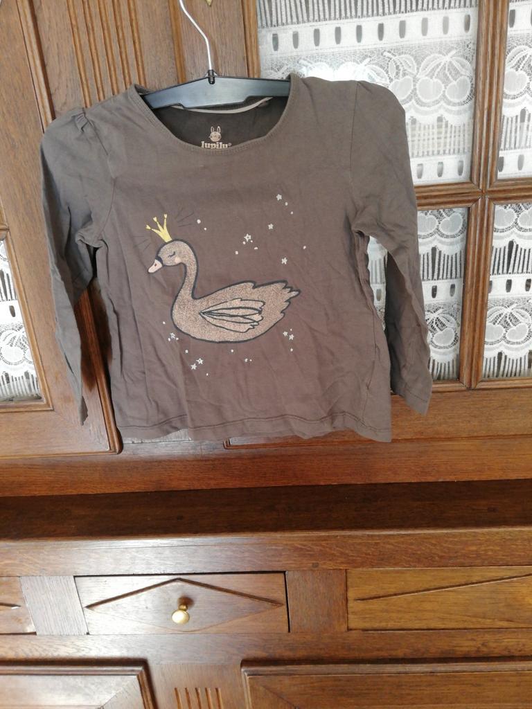 T-shirt fille Lupilu. Taille 4 - 6 ans., Ophalen of Verzenden, Zo goed als nieuw