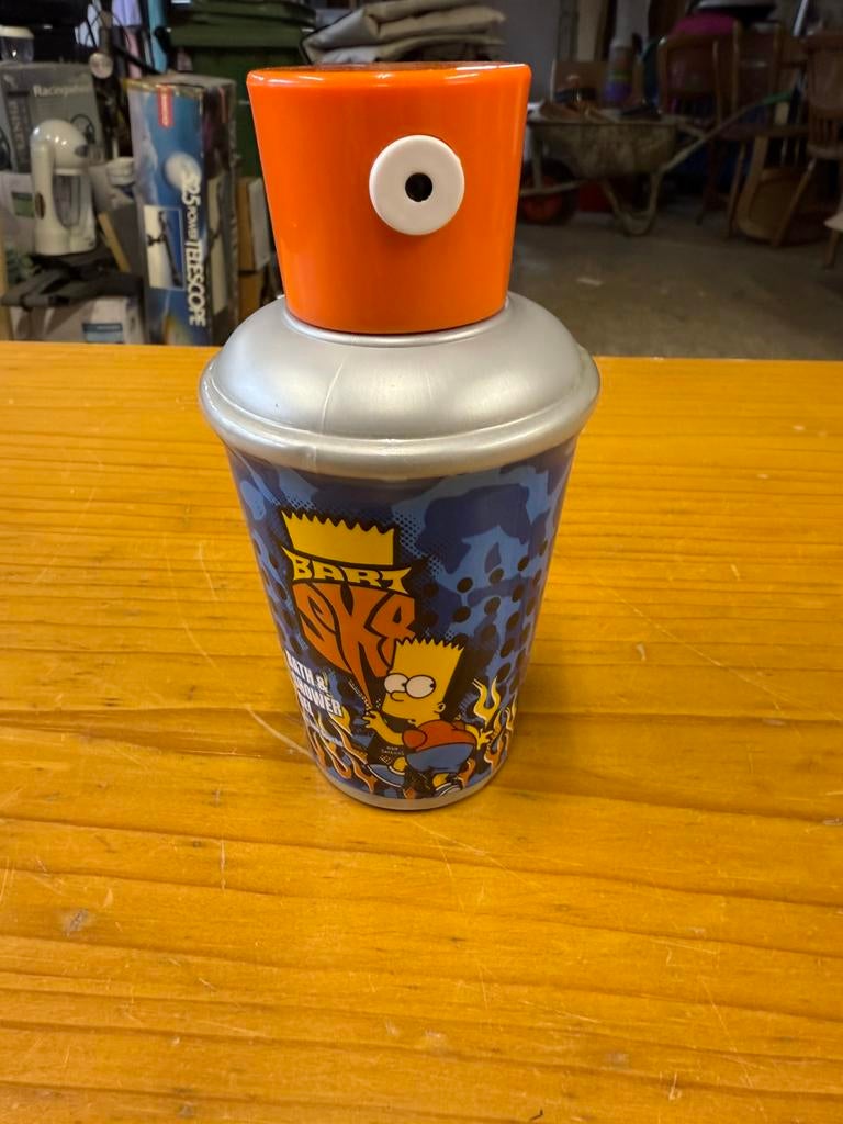 Lege shampoo bus The Simpsons, Ophalen of Verzenden, Gebruikt, Tv, Gebruiksvoorwerp