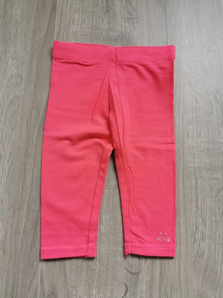 Koraalrode legging Orchestra - maat 68, Kinderen en Baby's, Babykleding | Maat 68, Gebruikt, Meisje, Broekje, Ophalen of Verzenden