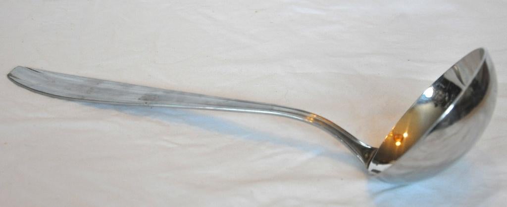 louche verrax inox 18/8 (10), Huis en Inrichting, Keuken | Bestek, Ophalen of Verzenden, Gebruikt