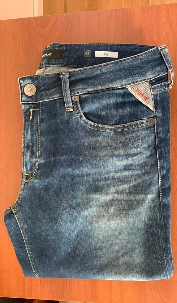 Jeans Replay Luz, maat 32/32, in perfecte staat, Blauw, Replay, Ophalen of Verzenden, Zo goed als nieuw