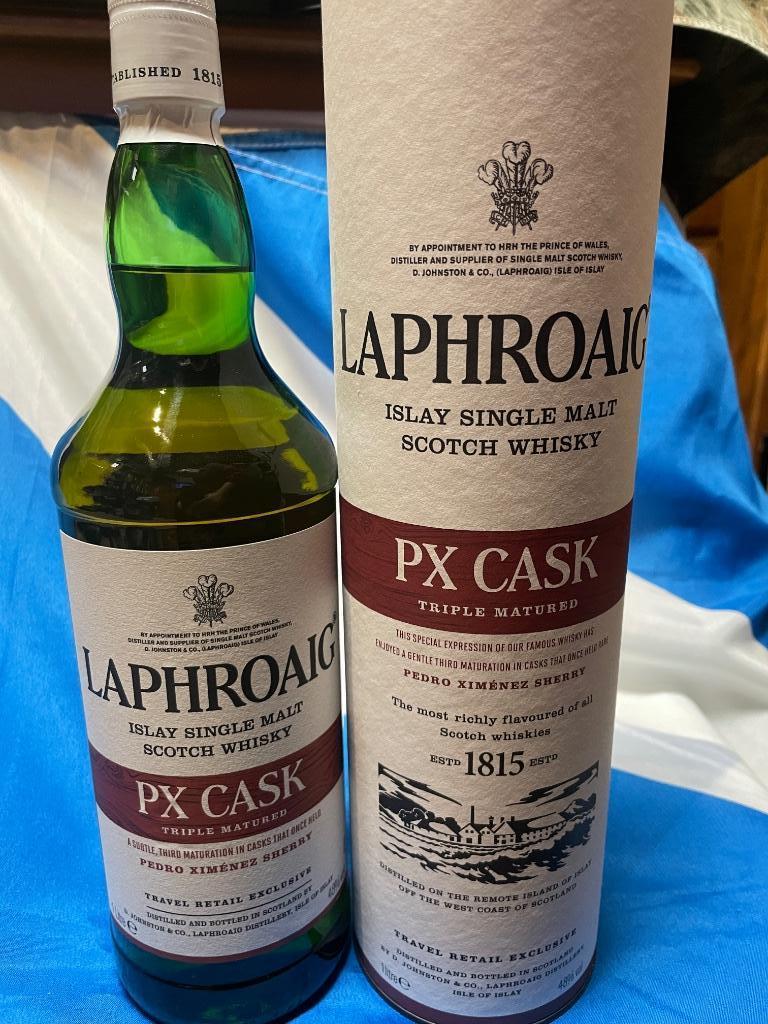 Laphroaig PX Cask Triple matured - 1 Liter, Verzamelen, Verzenden, Nieuw, Vol