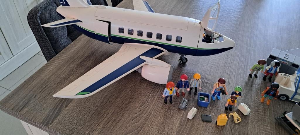 Playmobil passagiers en vrachtvliegtuig 5261, Kinderen en Baby's, Speelgoed | Playmobil, Ophalen of Verzenden