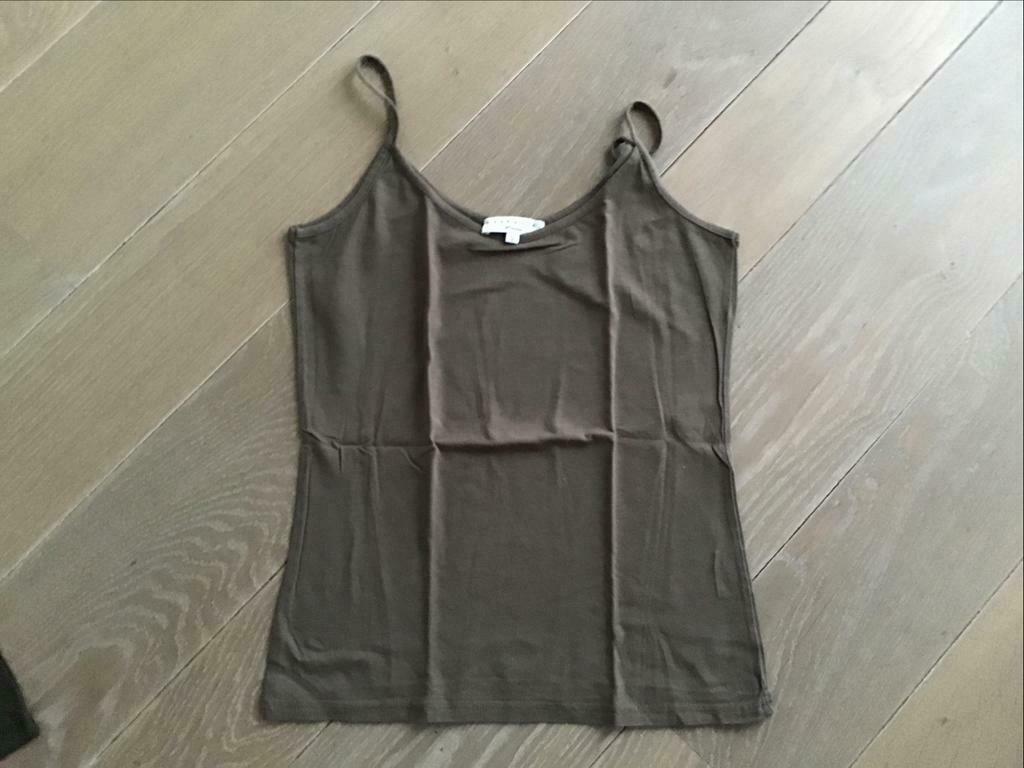 Essentiel mooi topje maat 36,nieuwstaat, Kleding | Dames, Ophalen, Bruin, Zo goed als nieuw, Maat 36 (S)