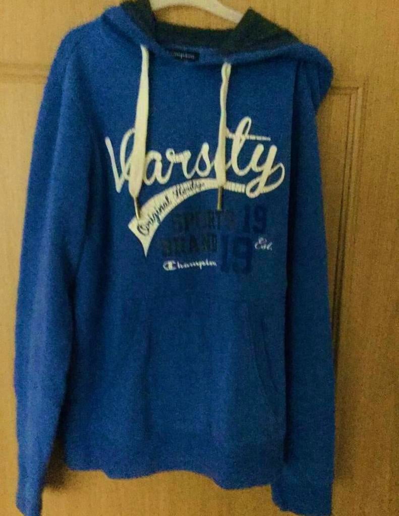 Gilet- Hoodie - veste - Champion taille S, Enlèvement ou Envoi, Comme neuf, Taille 36 (S), Bleu