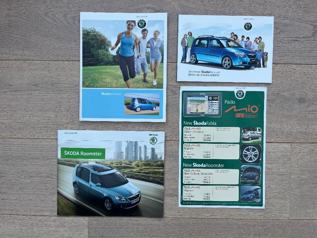 SKODA ROOMSTER FOLDERS, Ophalen of Verzenden