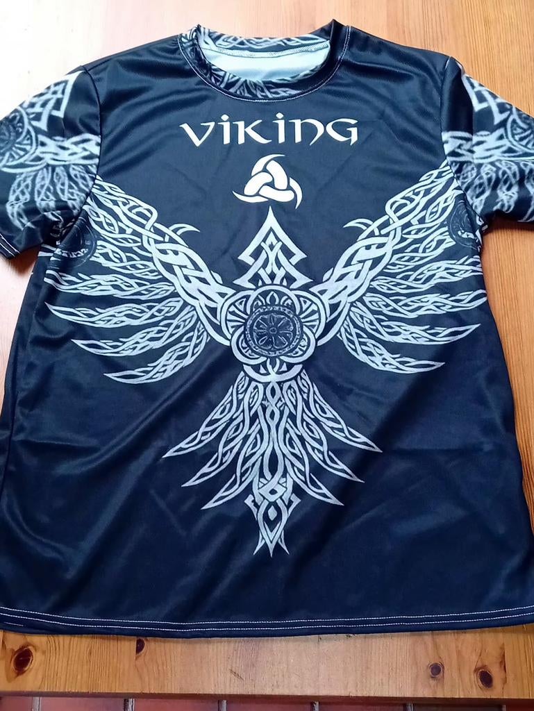 T-shirt met Vikingprint, Kleding | Heren, Ophalen of Verzenden