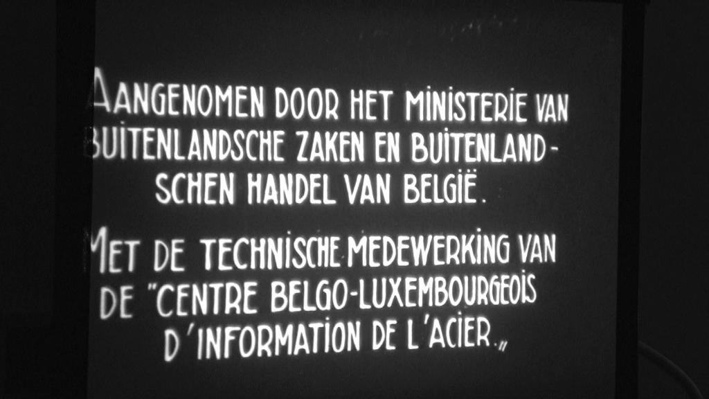 Belgische Onderwijsfilm over de productie van staal op 16mm, Audio, Tv en Foto, Ophalen, 16mm film