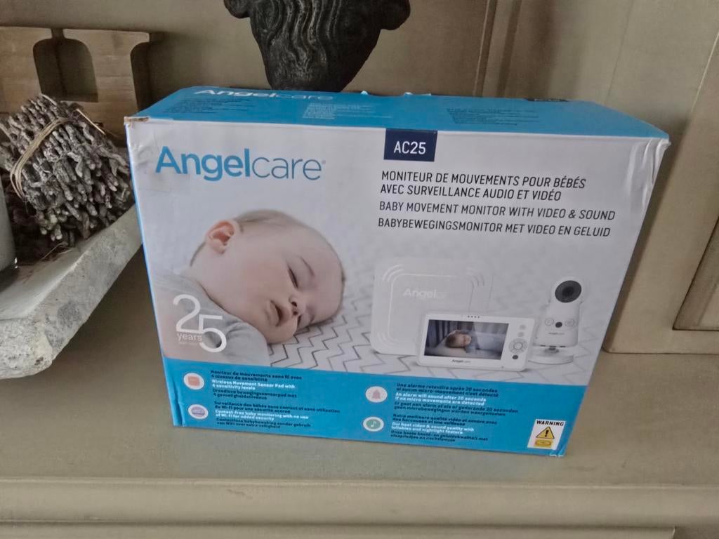 Angelcare AC25 geluids, bewegings en ademhalingsmonitor, Ophalen of Verzenden, Zo goed als nieuw