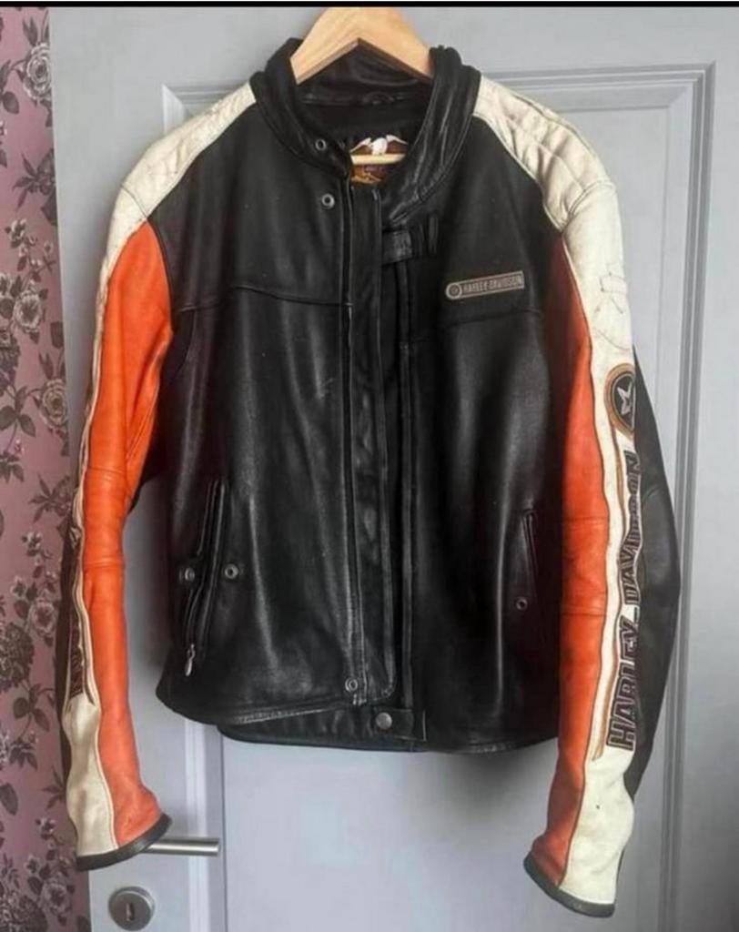 Harley Davidson Motorvest Origineel XL, Ophalen, Tweedehands, Dames, Jas | leer