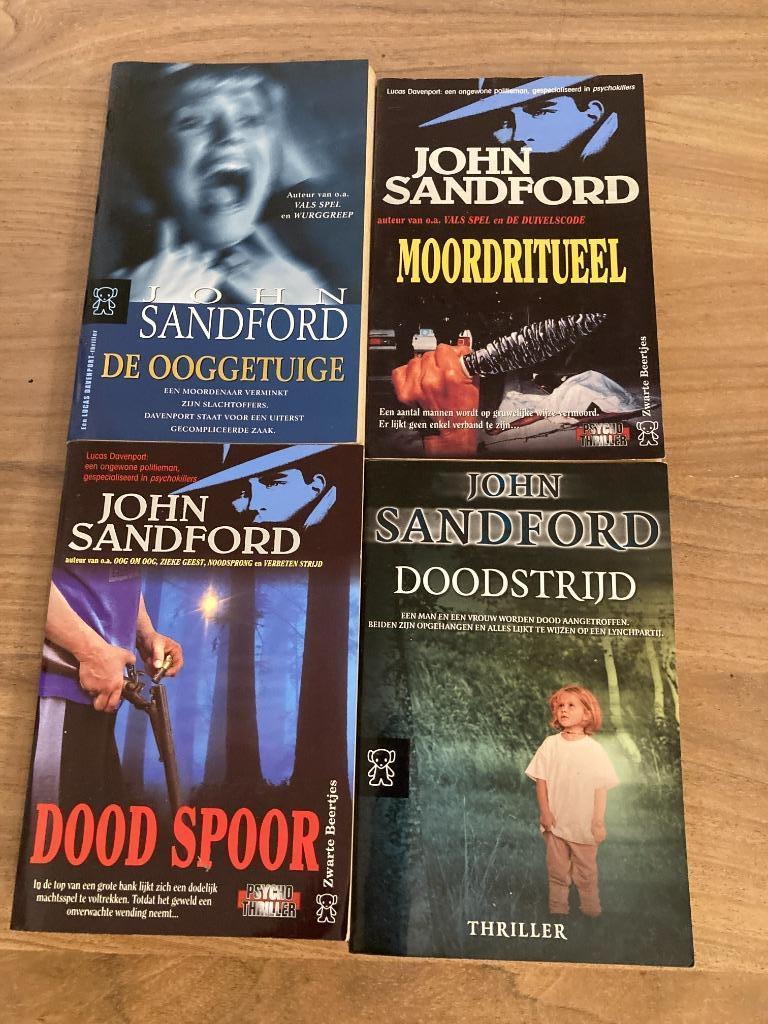 Psychothriller - John Sandford - 4 boeken, Ophalen of Verzenden, John Sanford