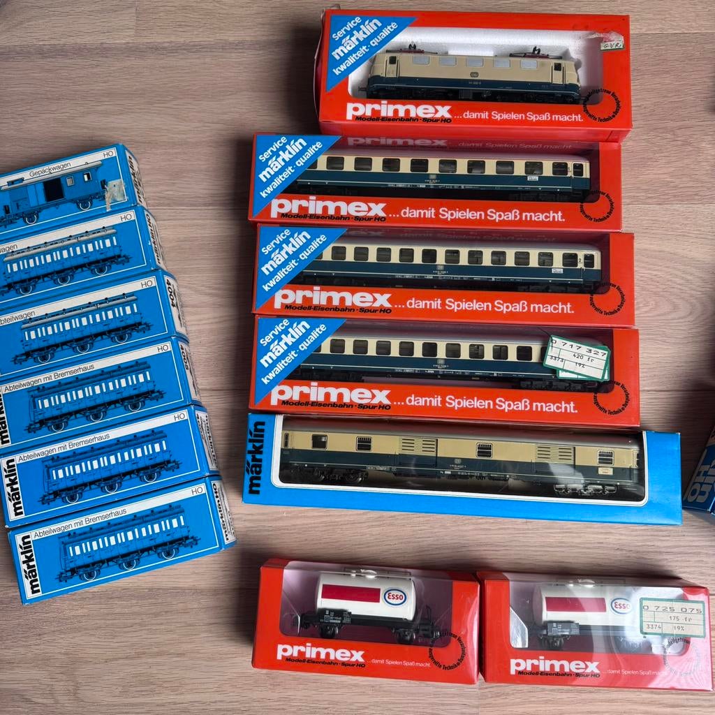 Grote Vintage Collectie Marklin H0 treinen en toebehoren, Hobby en Vrije tijd, Ophalen, Gebruikt, Overige typen, Märklin