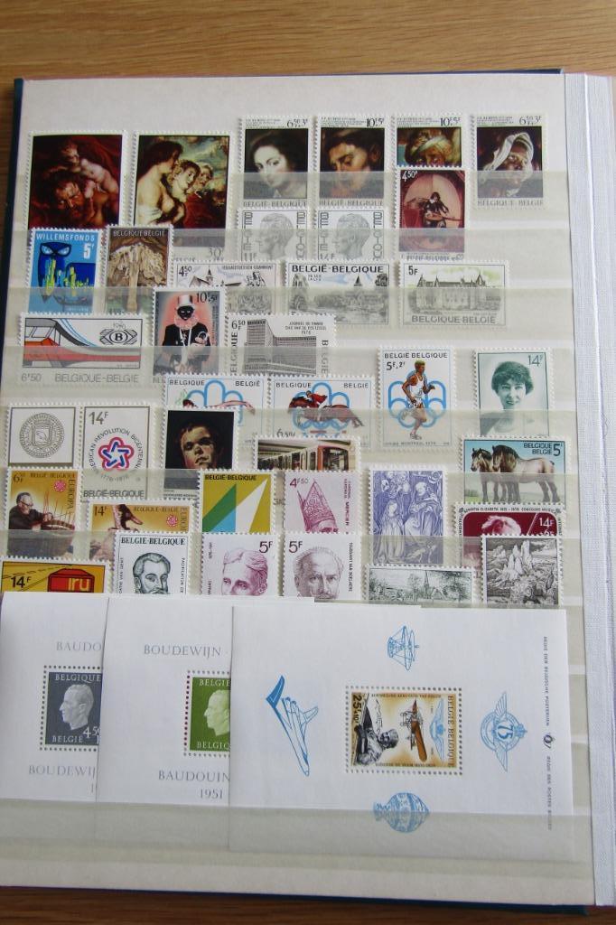 Complete jaargang 1976 postzegels België, Postzegels en Munten, Ophalen of Verzenden, Postfris, Postfris