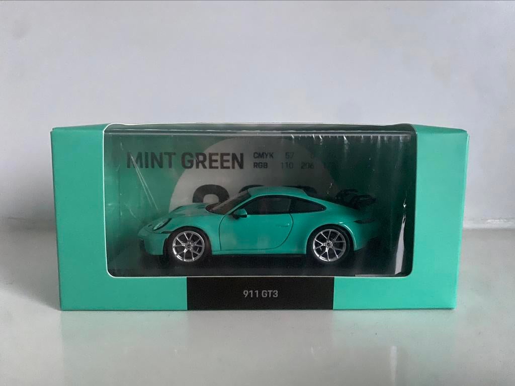 Porsche 911 GT3 vert menthe, Enlèvement ou Envoi, Neuf, Voiture, Autres marques