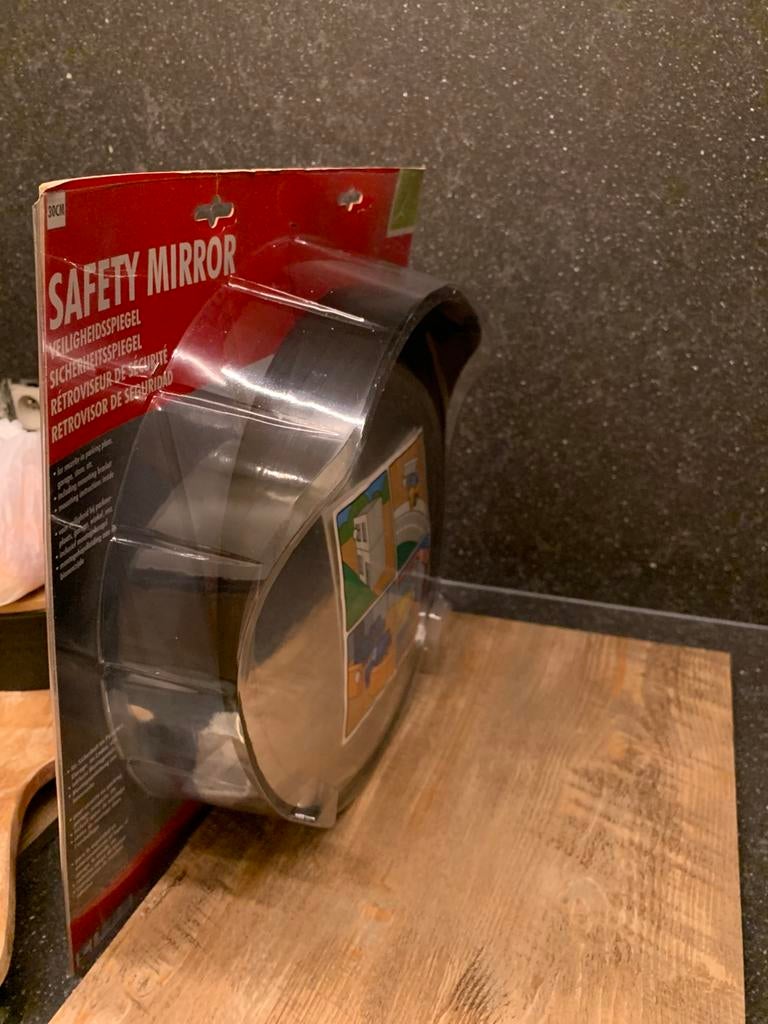 Safety mirror, veiligheidsspiegel, Ophalen, Nieuw