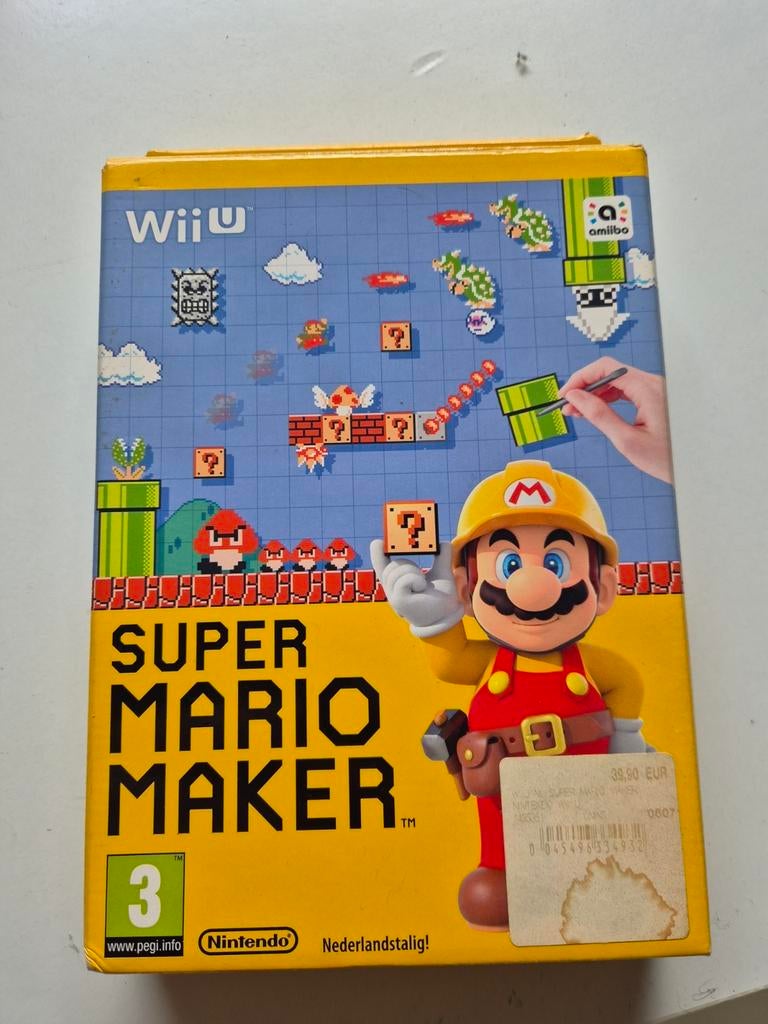 Super Mario Maker Édition Collector pour Wii U, Enlèvement ou Envoi, Comme neuf