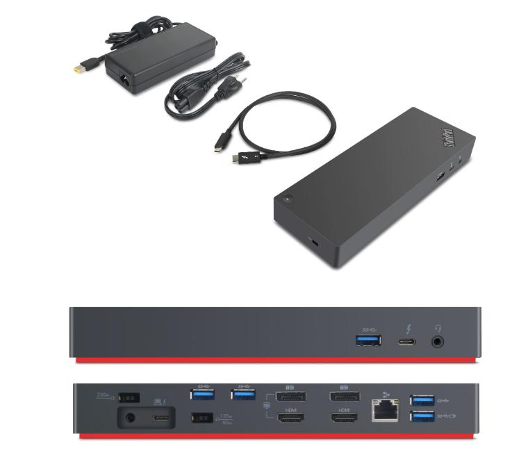 ThinkPad Thunderbolt 3 Dock Gen 2, Enlèvement ou Envoi, Disque dur, Comme neuf, Station d'accueil