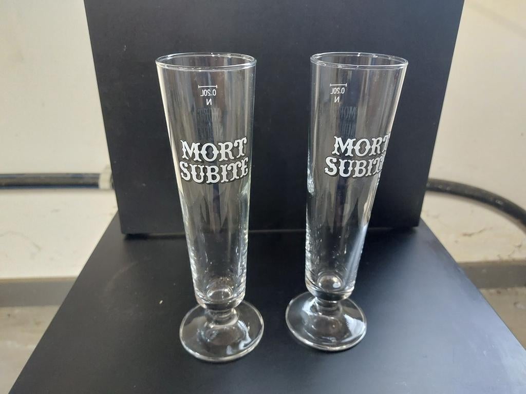 Verre Mort subite degu 20cl, Collections, Enlèvement ou Envoi, Comme neuf, Verre à bière