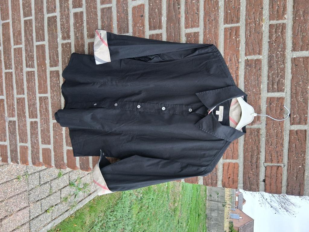 Dames hemd Burberry Mt XL, Zwart, Maat 42/44 (L), Ophalen of Verzenden, Burberry