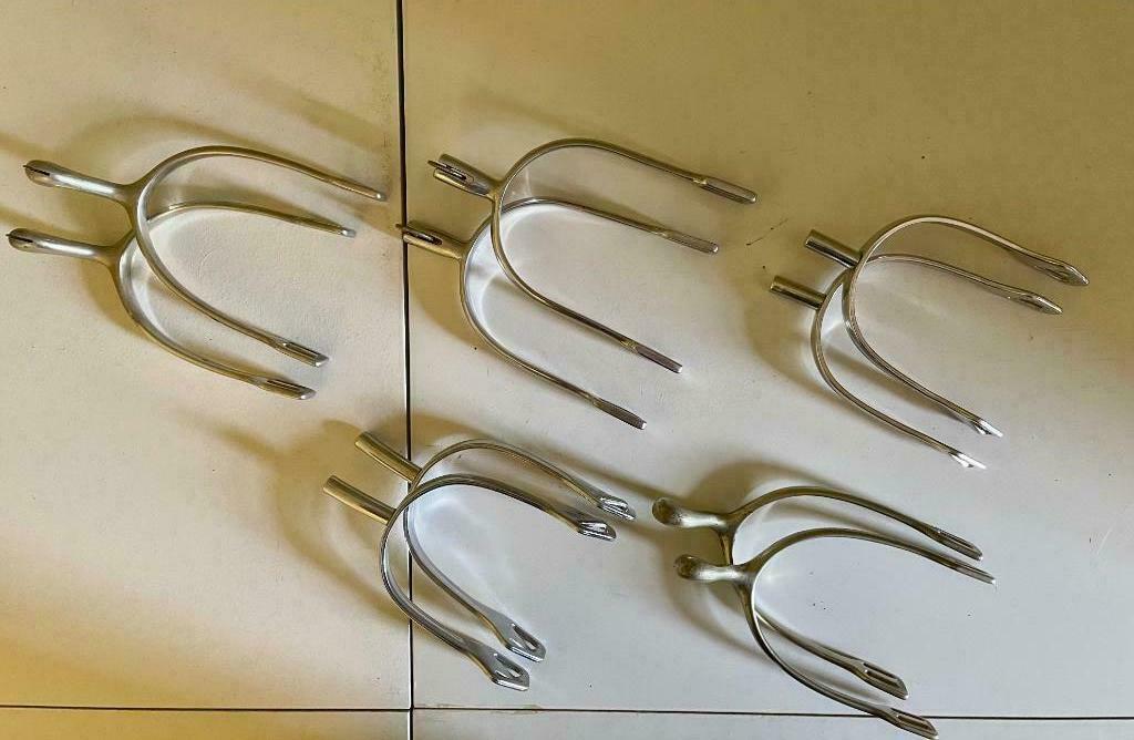 Sporen, 5 paar, Dieren en Toebehoren, Ophalen, Gebruikt
