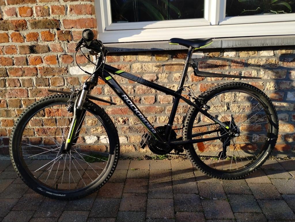 Jongens fiets 24 inch. Rockrider ST-500 met voorvering., Autres marques, Enlèvement, Utilisé, Suspension