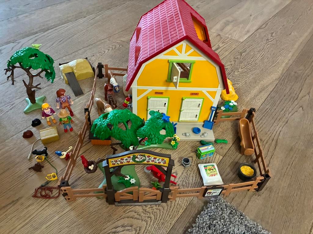 Playmobil boerderij nr 5222 bijna compleet, Kinderen en Baby's, Speelgoed | Playmobil, Ophalen, Zo goed als nieuw
