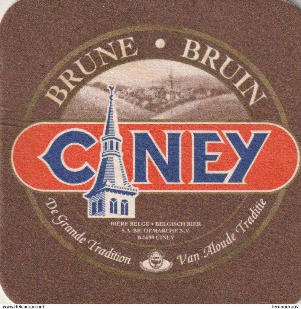 SOUS-BOCK SOUS-VERRE CINEY BRUNE BRUIN, Enlèvement ou Envoi, Neuf, Sous-bock, Autres marques
