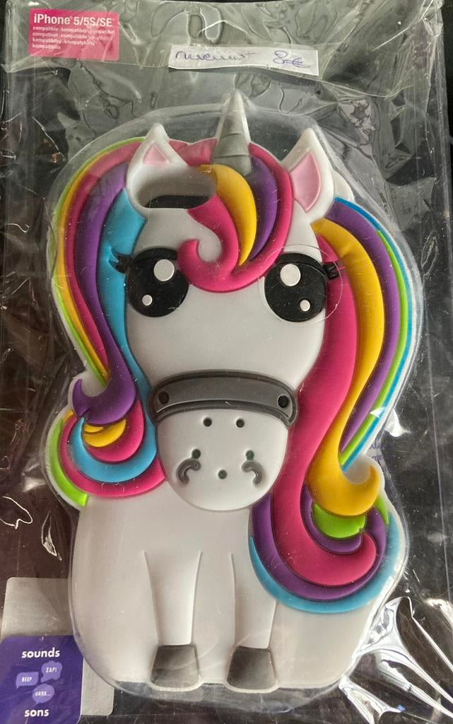 Coque Unicorn pour iPhone 5/5S/SE, Enlèvement ou Envoi, Neuf, IPhone SE (2020), Façade ou Cover