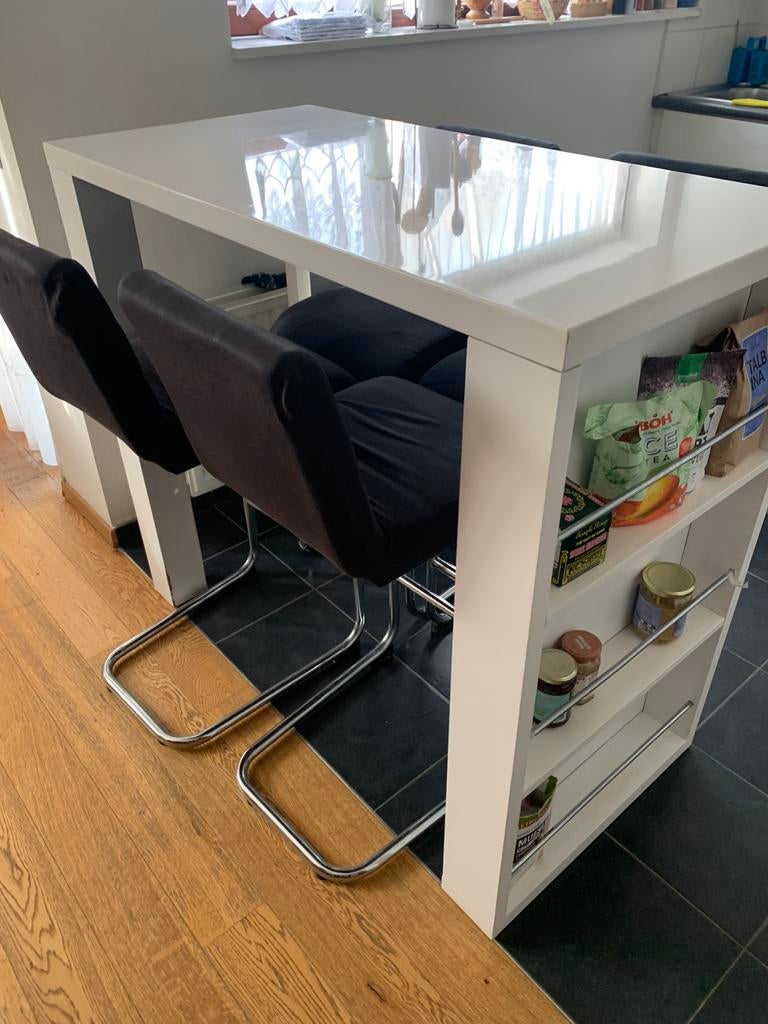 Bar cuisine avec 4 chaises, Enlèvement, Comme neuf