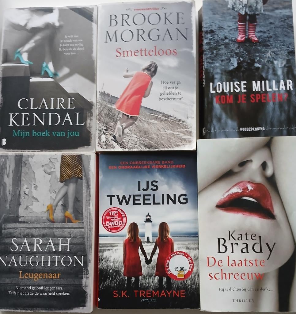 Spannende thrillers, Boeken, Ophalen, Gelezen, Diverse auteurs