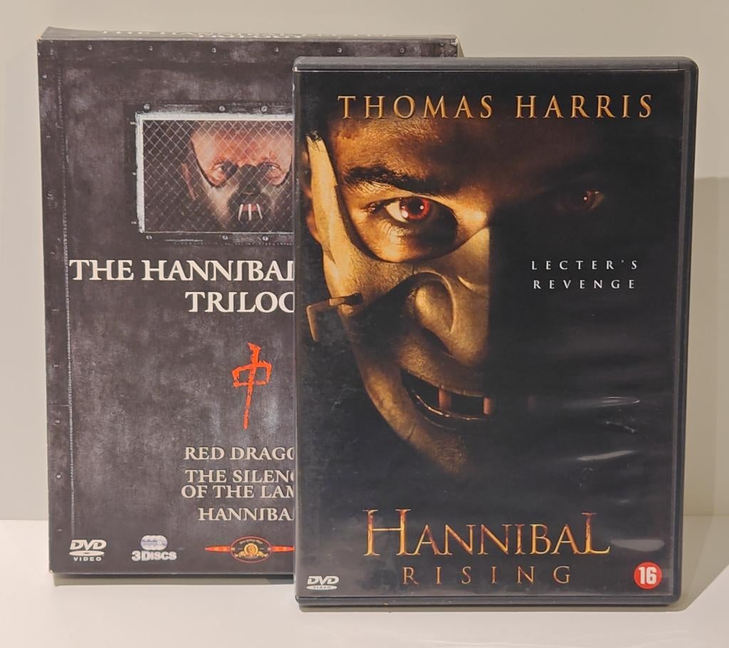 Hannibal Lecter DVD trilogie Boxset Hannibal rising 4 Films, Cd's en Dvd's, Vanaf 16 jaar, Ophalen of Verzenden, Zo goed als nieuw