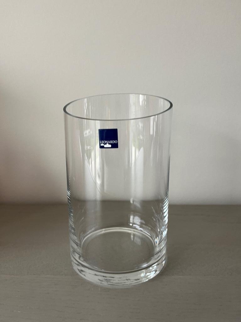 Vaas - Leonardo, Huis en Inrichting, Woonaccessoires | Vazen, Ophalen, Overige kleuren, Minder dan 50 cm, Glas