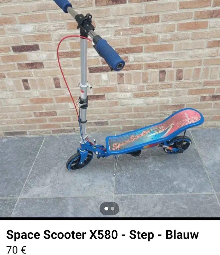 Space Scooter X580 - Step - Blauw, Ophalen