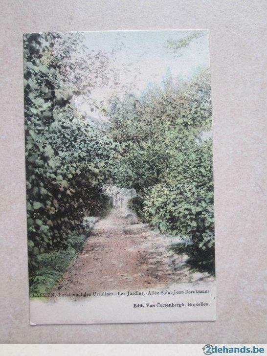 Oude postkaart Laken (Laeken), Verzenden