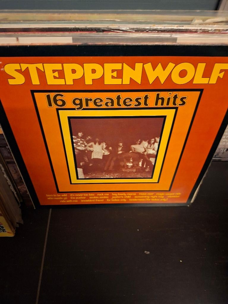 lp - steppenwolf - 16 greatest hits - bak 4, Ophalen of Verzenden, Gebruikt
