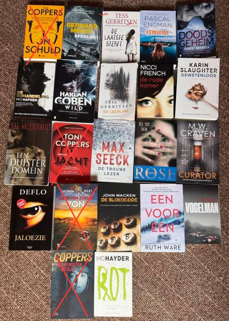 Thrillers & Romans in perfecte staat, Boeken, Ophalen, Zo goed als nieuw