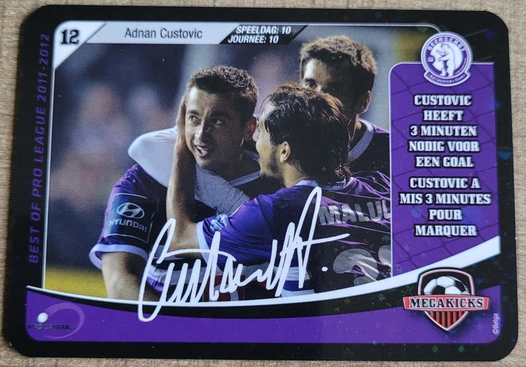 Germinal Beerschot seizoen 2011-2012: Megakicks kaart, Ophalen of Verzenden, Zo goed als nieuw, Poster, Plaatje of Sticker