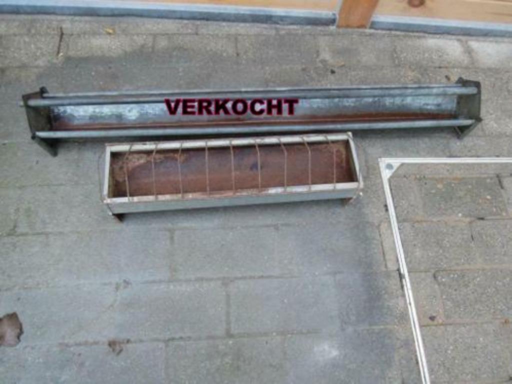pluimvee voederbakje verzinkt metaal, Dieren en Toebehoren, Pluimvee
