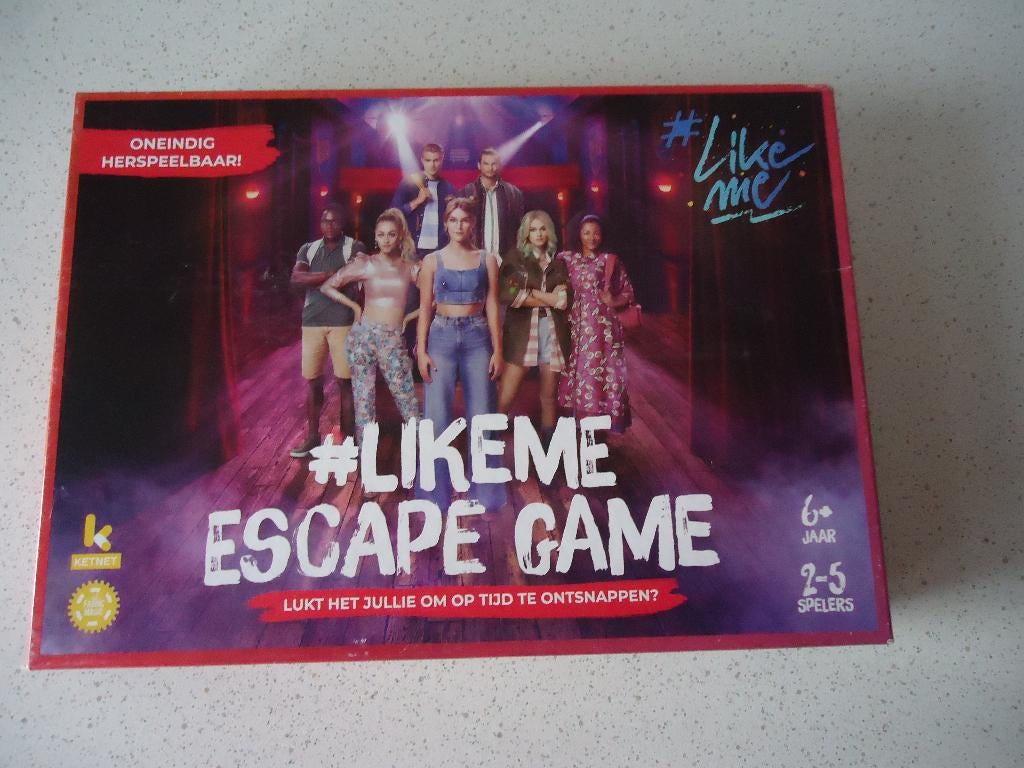 "LIKEME  ESCAPE GAME" van Ketnet in Prima Staat., Trois ou quatre joueurs, Enlèvement ou Envoi, Comme neuf