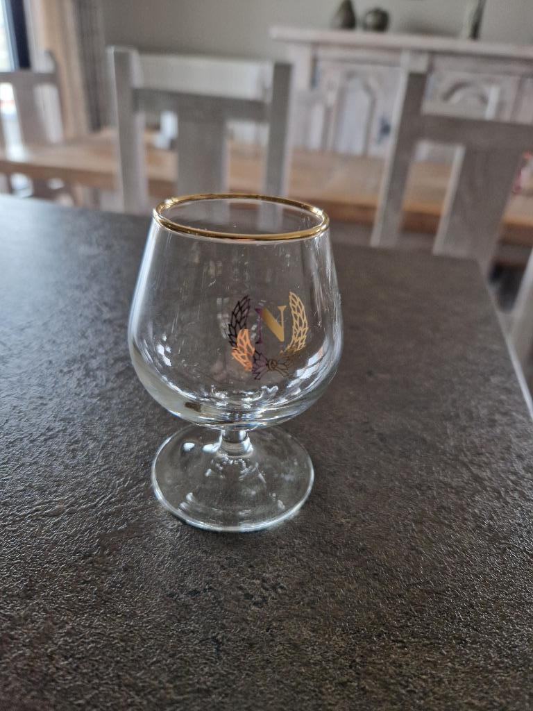 Vintage Cognac glazen  6 stuks, Ophalen of Verzenden, Zo goed als nieuw, Overige typen