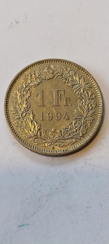 Suisse 1 franc 1994, Envoi, Autres pays, Monnaie en vrac