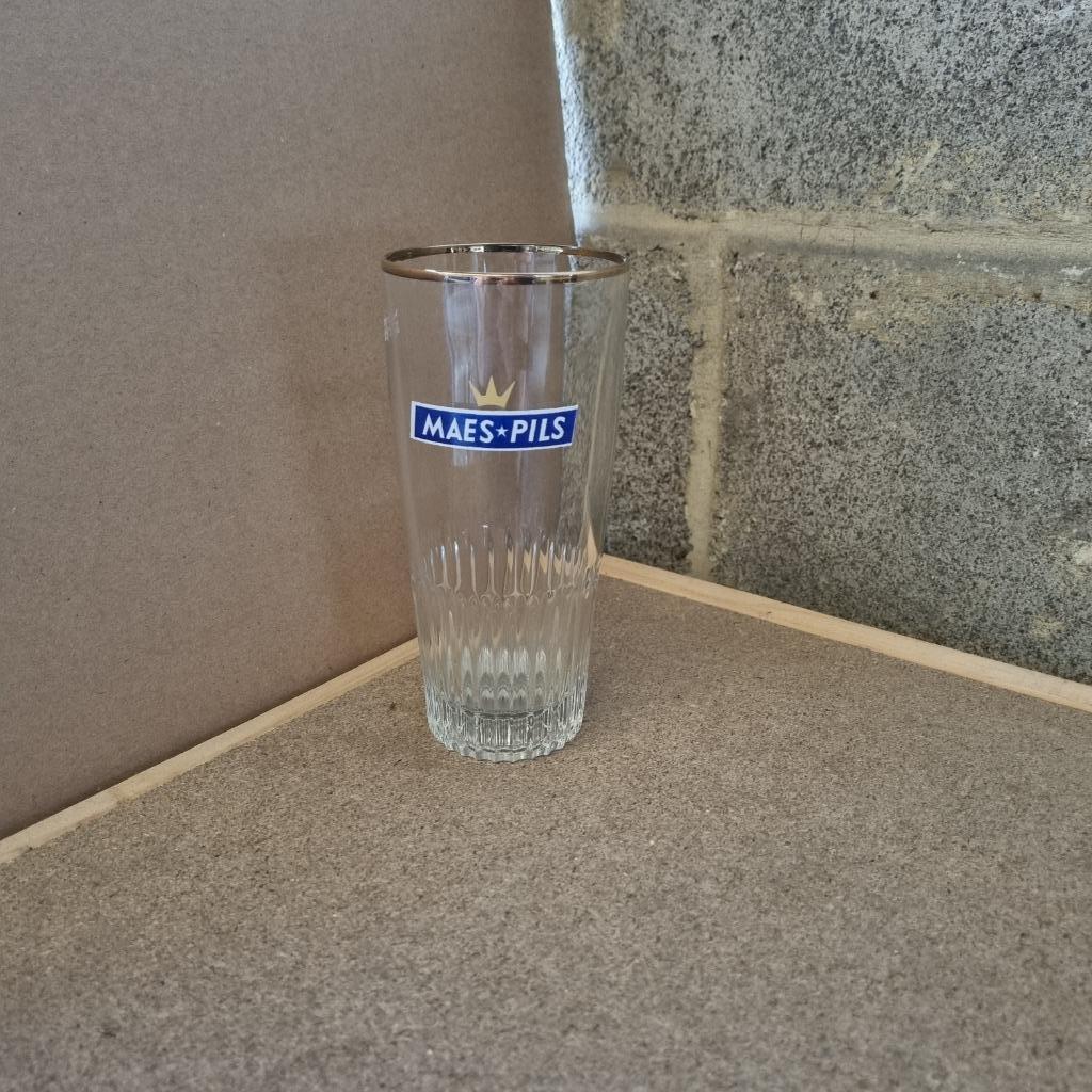 Verre Maes Pils (modèle 6), Enlèvement ou Envoi, Utilisé, Verre ou Verres, Autres marques