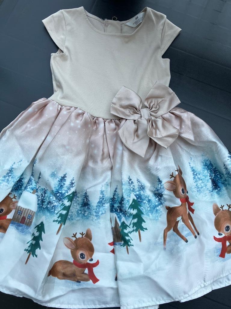 Schattig kleedje 122-128, Kinderen en Baby's, Kinderkleding | Maat 122, Gebruikt, Meisje, H&M, Ophalen of Verzenden