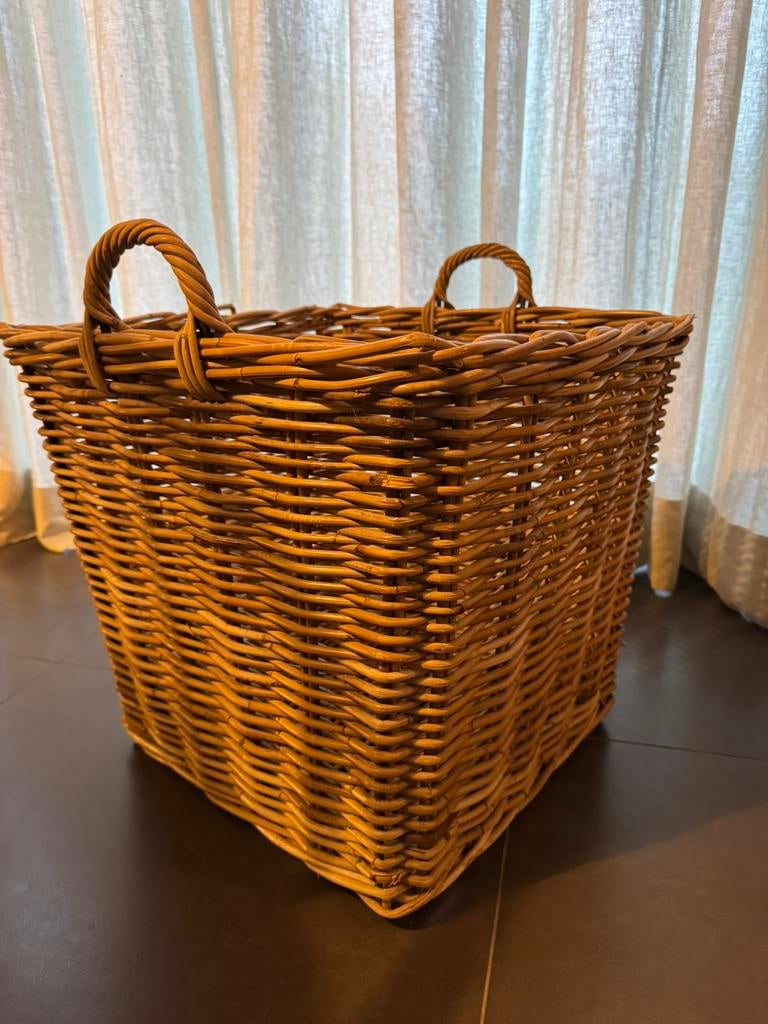 Rieten mand decoratie, Enlèvement, Comme neuf, Panier