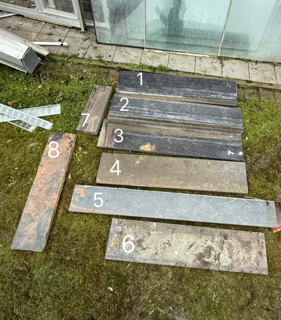 Boordsteen, Tuin en Terras, Tegels en Klinkers, Ophalen, Zo goed als nieuw