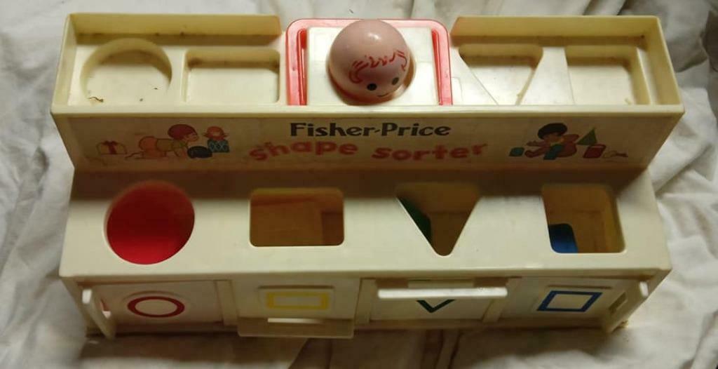 vintage " shape sorter" van Fisher Price, uit 1974., Enlèvement ou Envoi