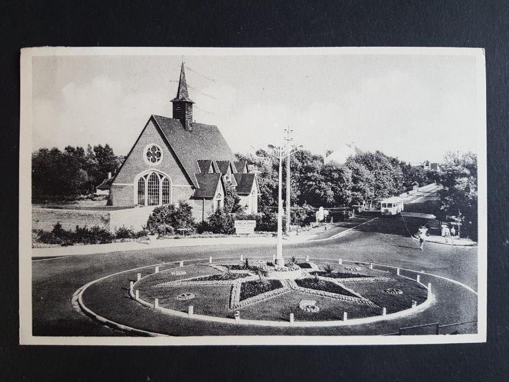 Postkaart Koksijde Coxyde Kerk OLV ter Duinen, Enlèvement ou Envoi, 1960 à 1980, Affranchie, Flandre Occidentale
