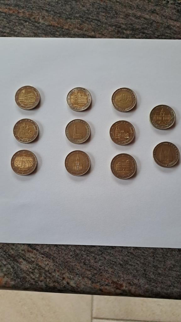 €2 munten Duitse deelstaten, Ophalen of Verzenden