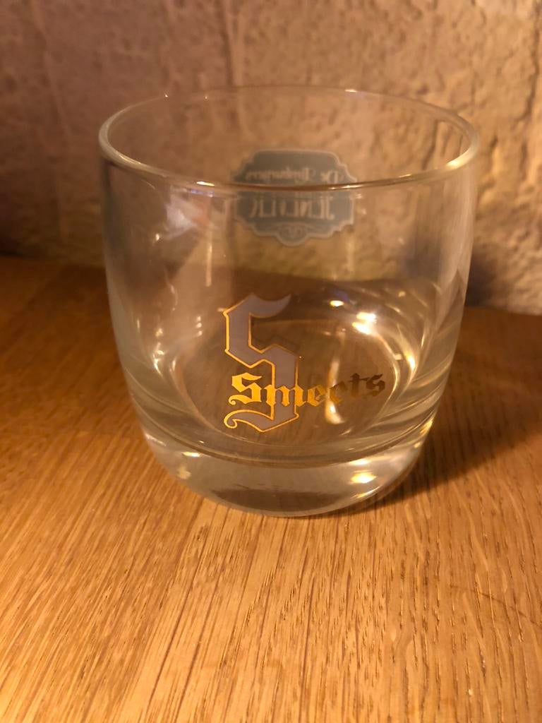 smeets jenever hasselt glas, Enlèvement ou Envoi, Utilisé, Autres types